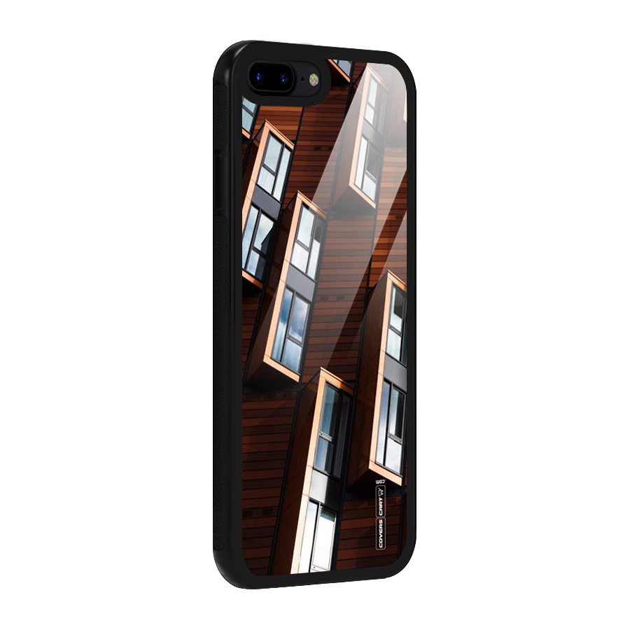 Window Abstract Glass Back Case for iPhone 7 Plus