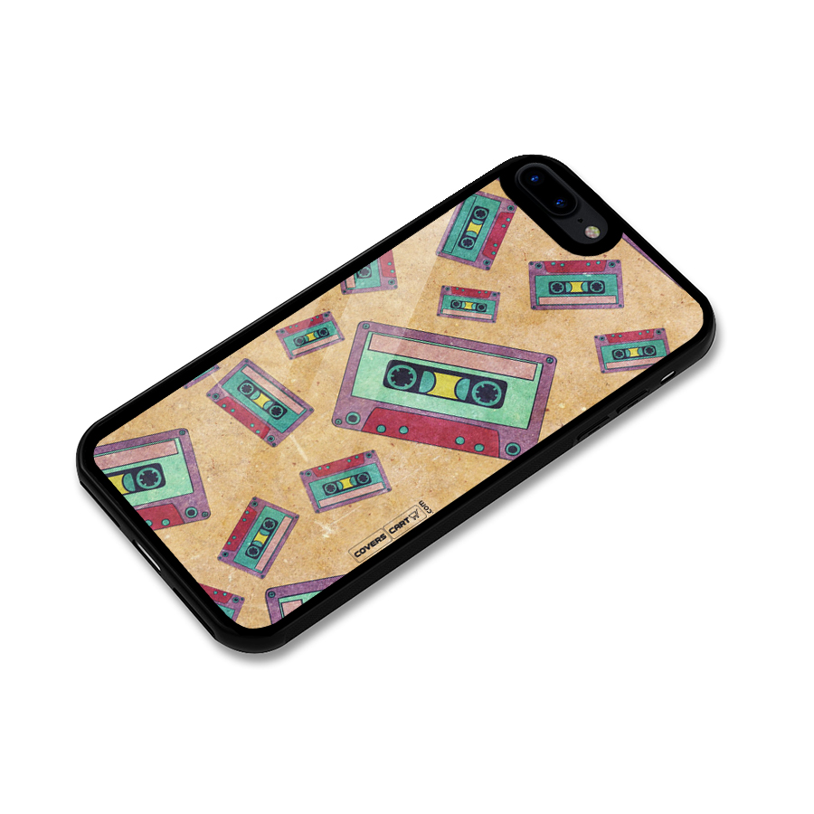 Ancient Cassettes Glass Back Case for iPhone 7 Plus