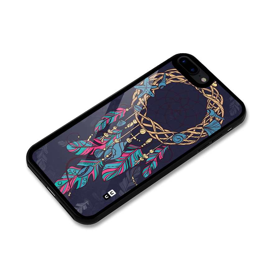 Animated Dream Catcher Glass Back Case for iPhone 7 Plus