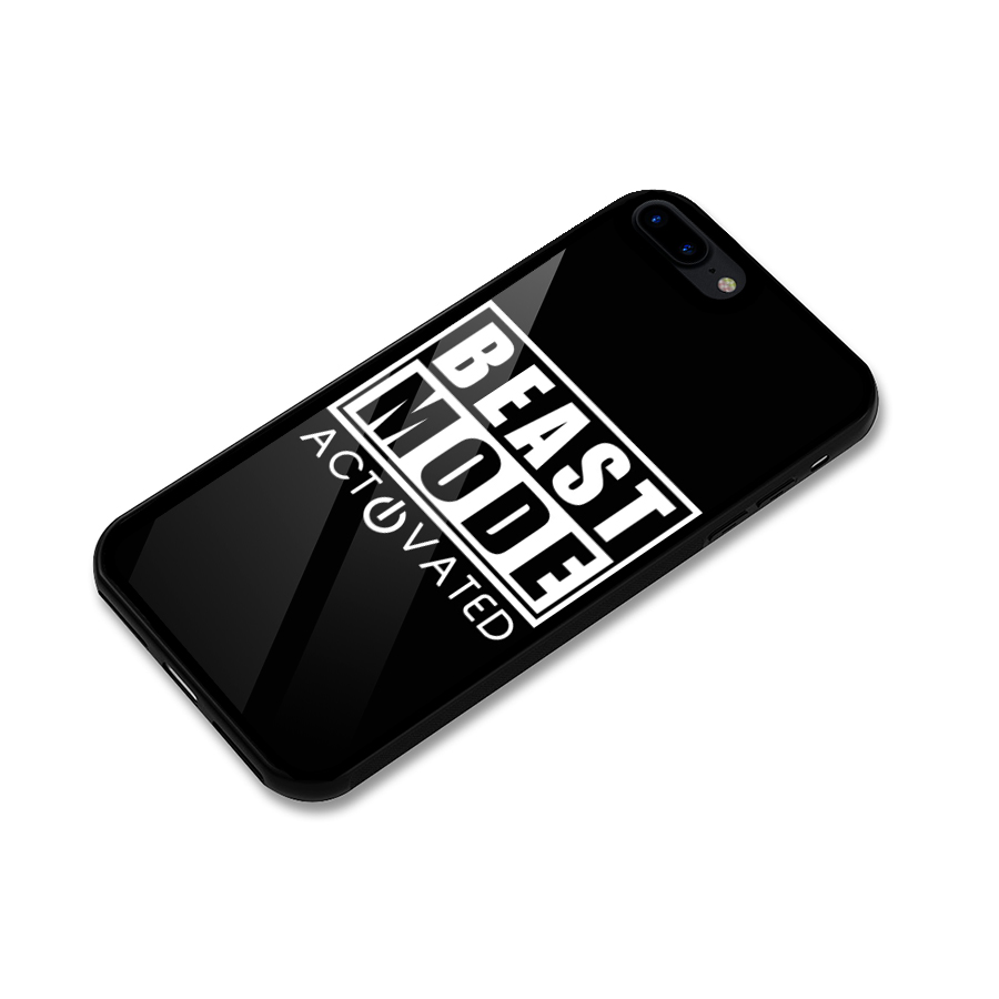 Beast Mode Activated Glass Back Case for iPhone 7 Plus