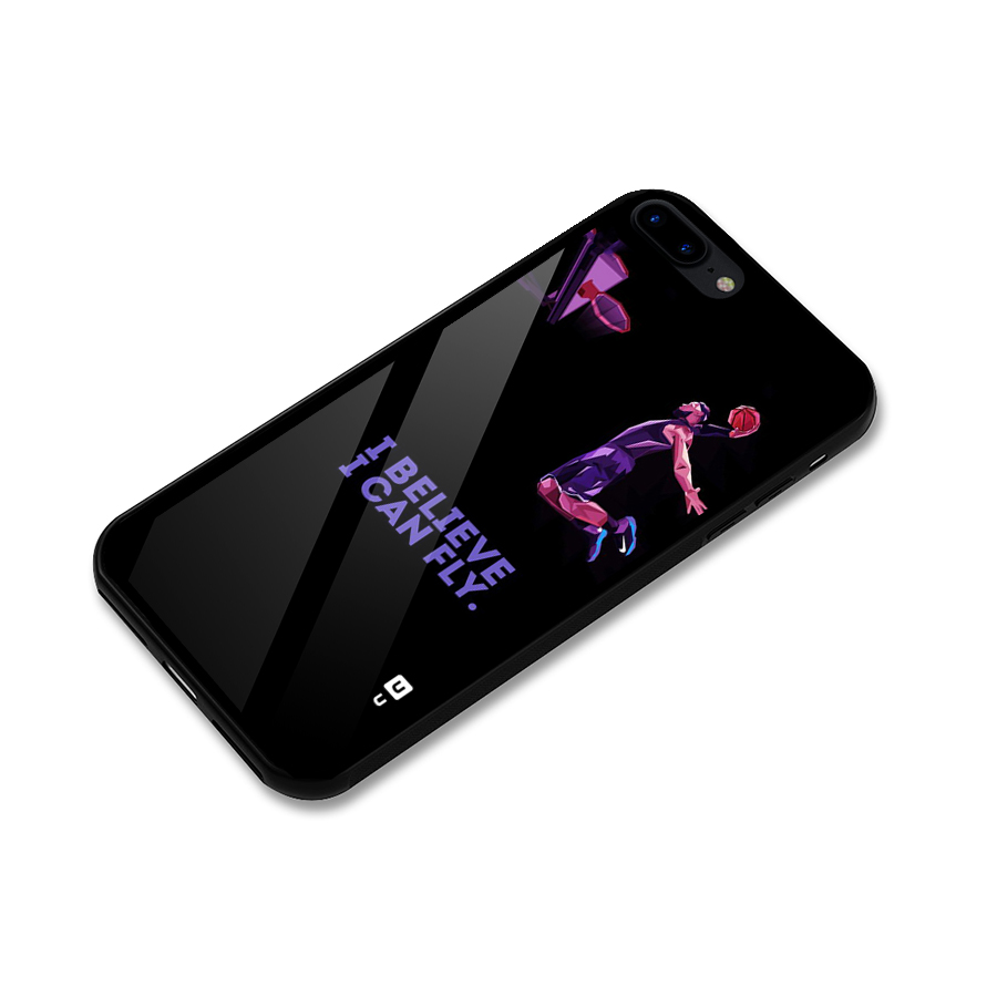 Believe And Fly Glass Back Case for iPhone 7 Plus