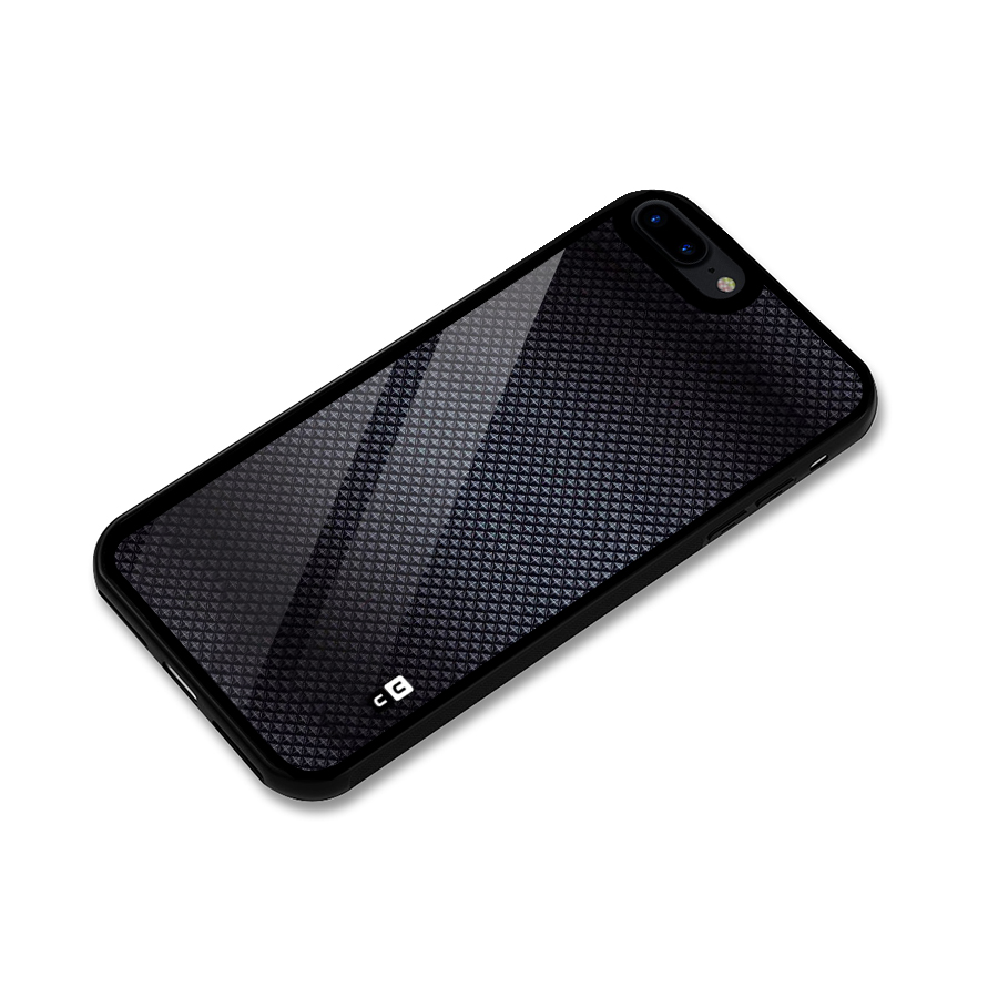Black Diamond Glass Back Case for iPhone 7 Plus