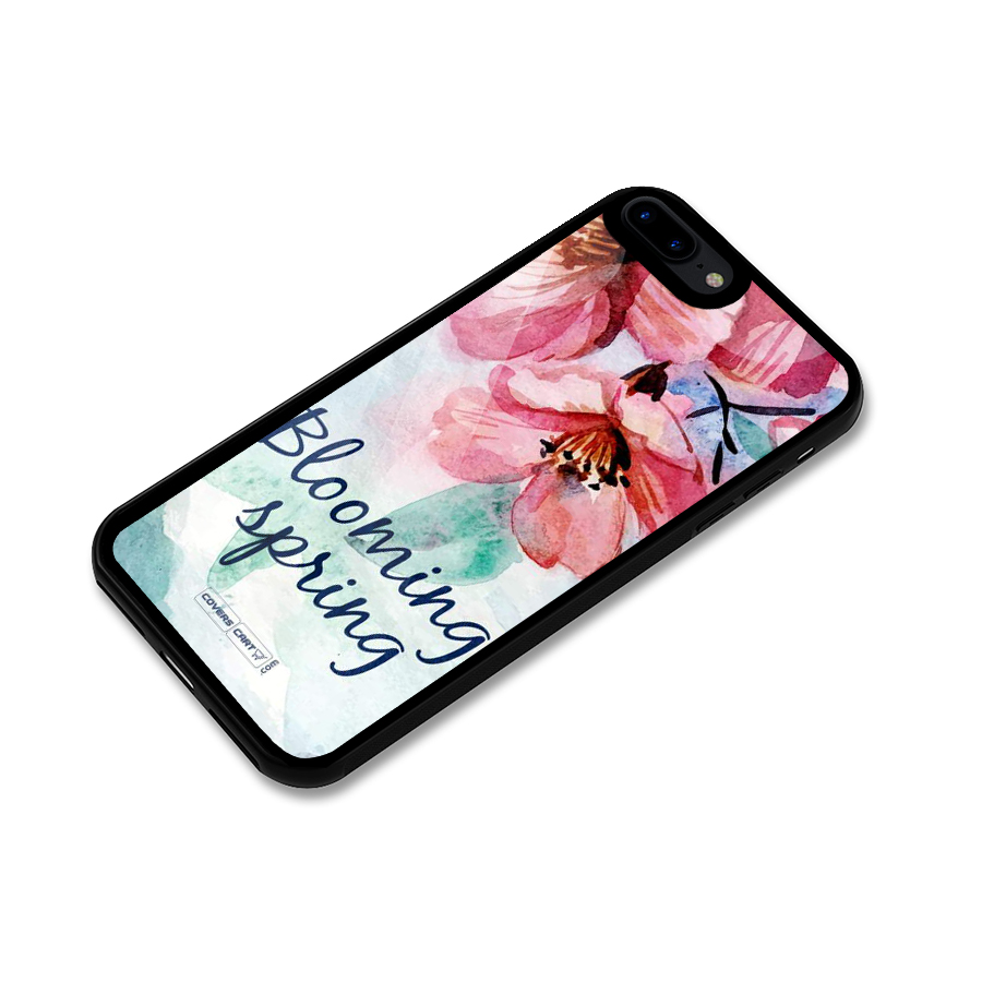 Blooming Spring Glass Back Case for iPhone 7 Plus