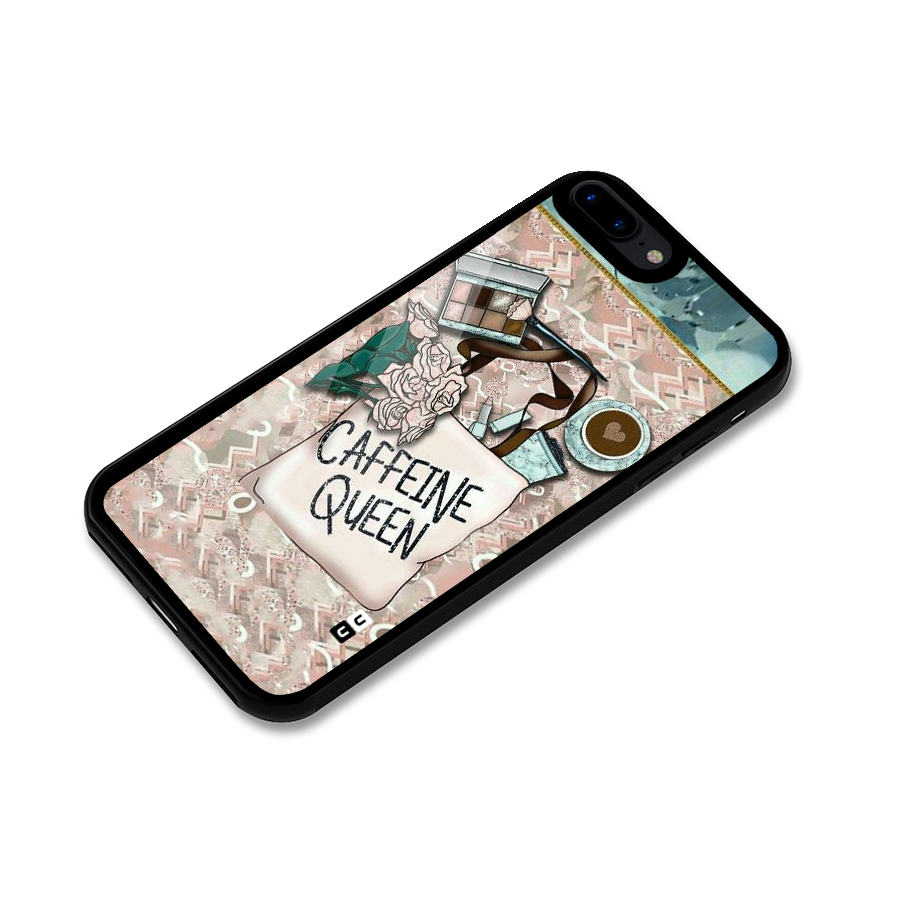 Caffeine Queen Glass Back Case for iPhone 7 Plus