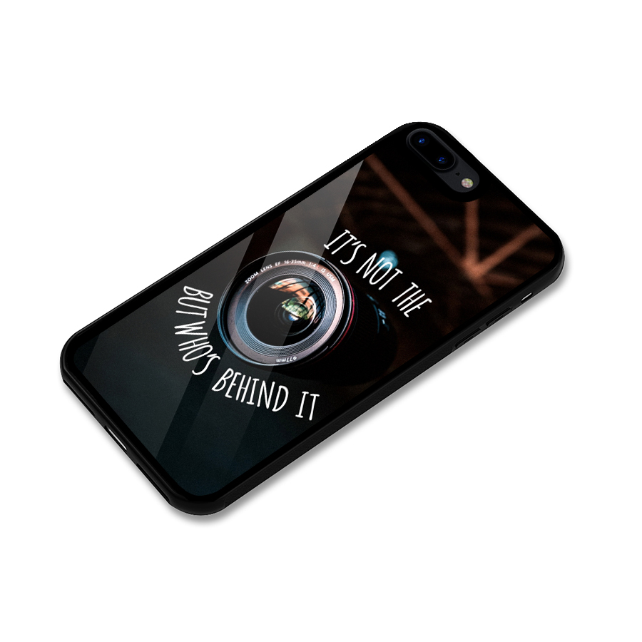 Camera Quote Glass Back Case for iPhone 7 Plus