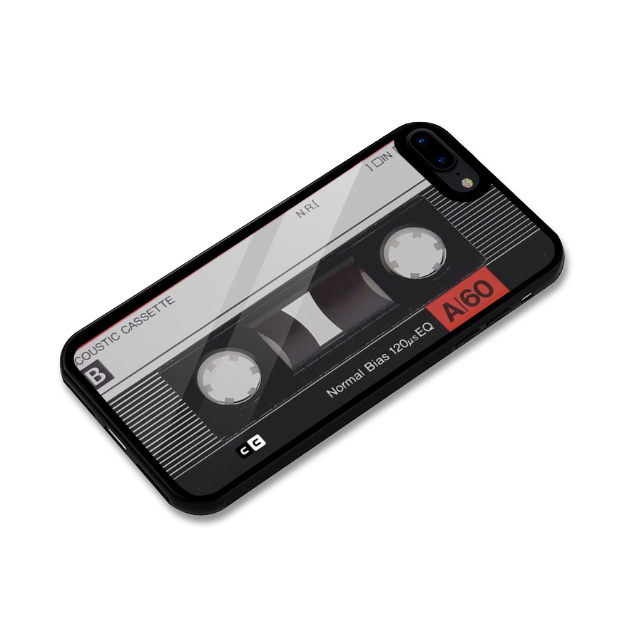 Casette Design Glass Back Case for iPhone 7 Plus