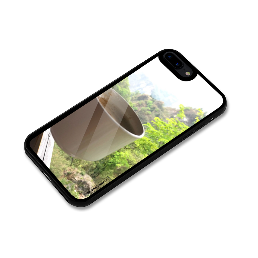 Chai With Mountain View Glass Back Case for iPhone 7 Plus