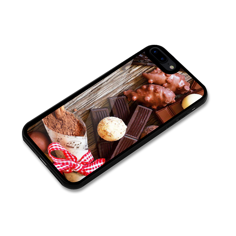 Chocolate Candies Glass Back Case for iPhone 7 Plus