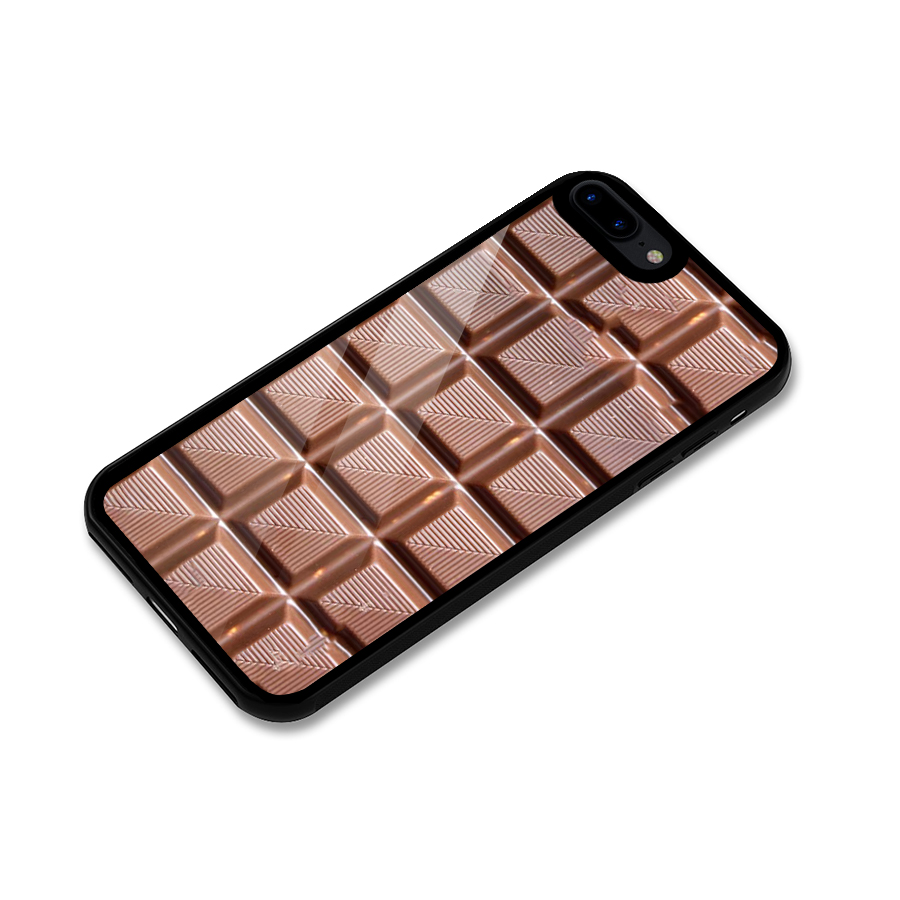 Chocolate Tiles Glass Back Case for iPhone 7 Plus
