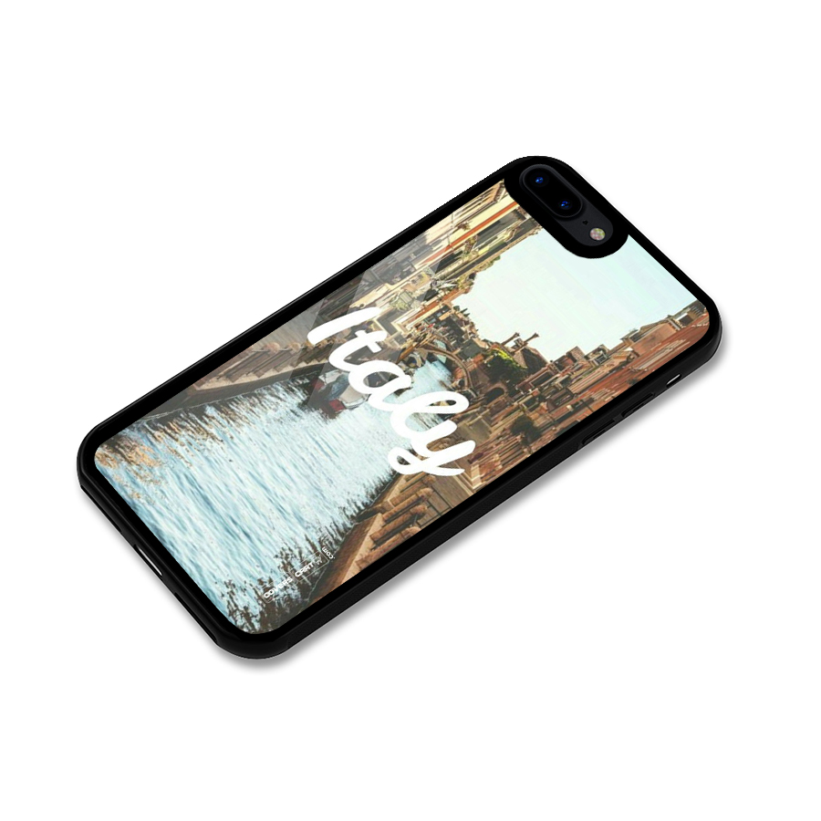 City Travel Glass Back Case for iPhone 7 Plus