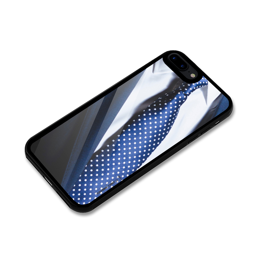Classy Tie Glass Back Case for iPhone 7 Plus