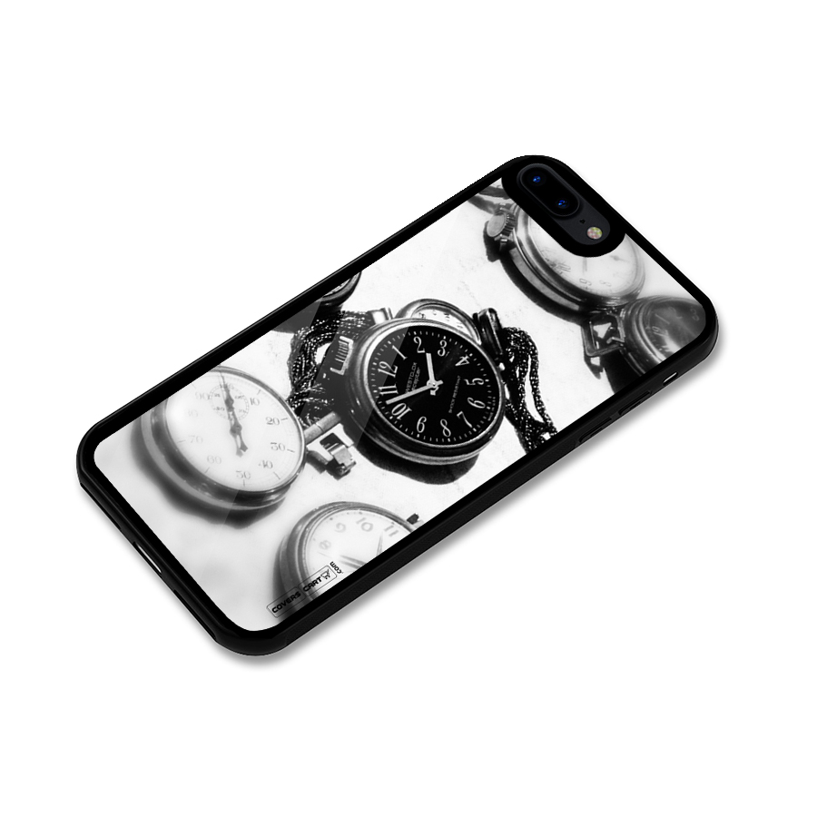 Clock Collection Glass Back Case for iPhone 7 Plus