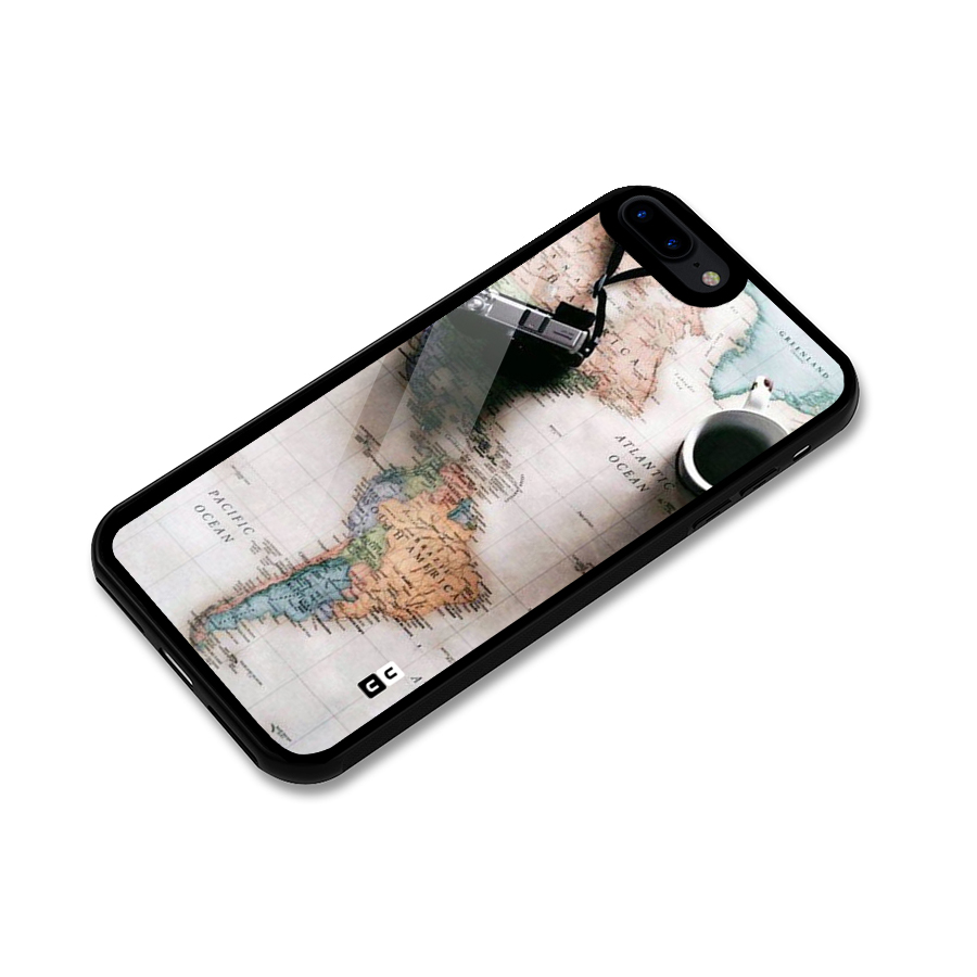 Coffee And Travel Glass Back Case for iPhone 7 Plus