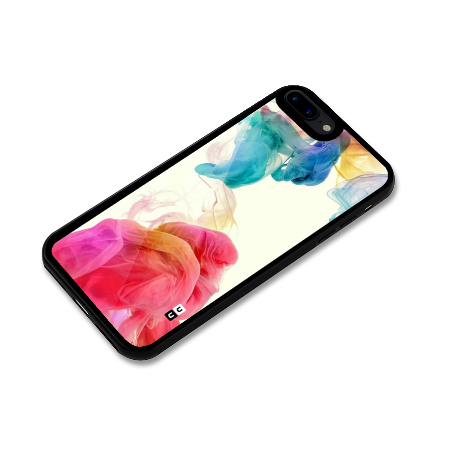 Colorful Splash Glass Back Case for iPhone 7 Plus