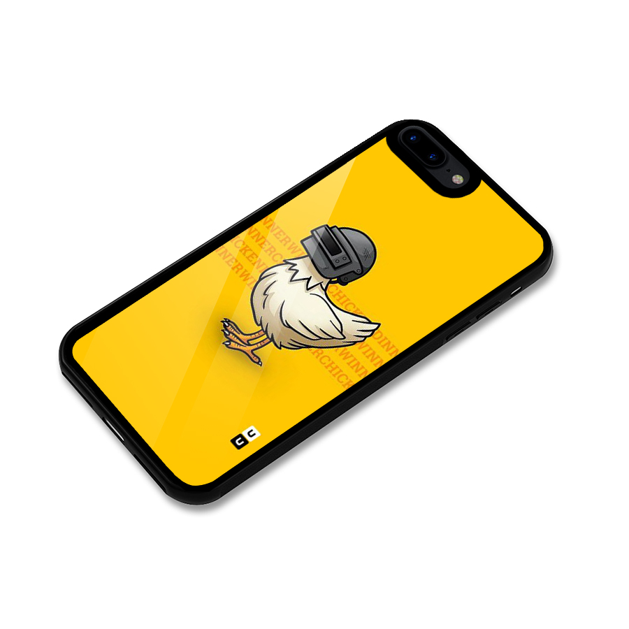 Cute Mask Glass Back Case for iPhone 7 Plus
