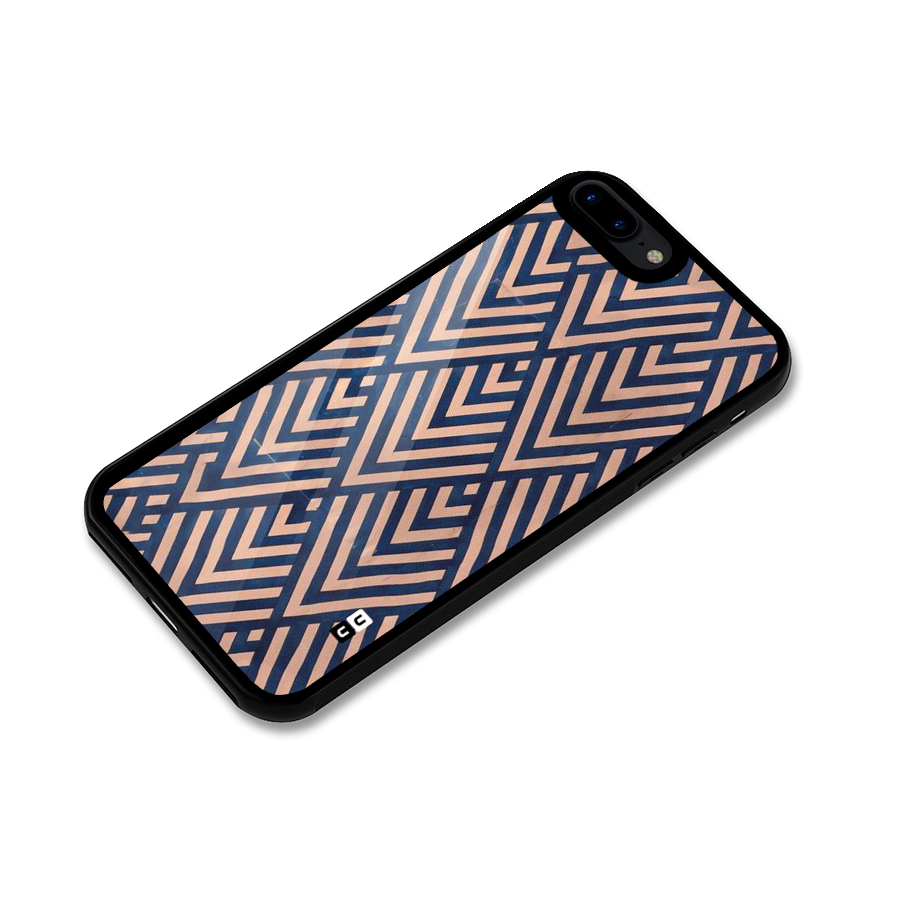 Diamond Blues Glass Back Case for iPhone 7 Plus