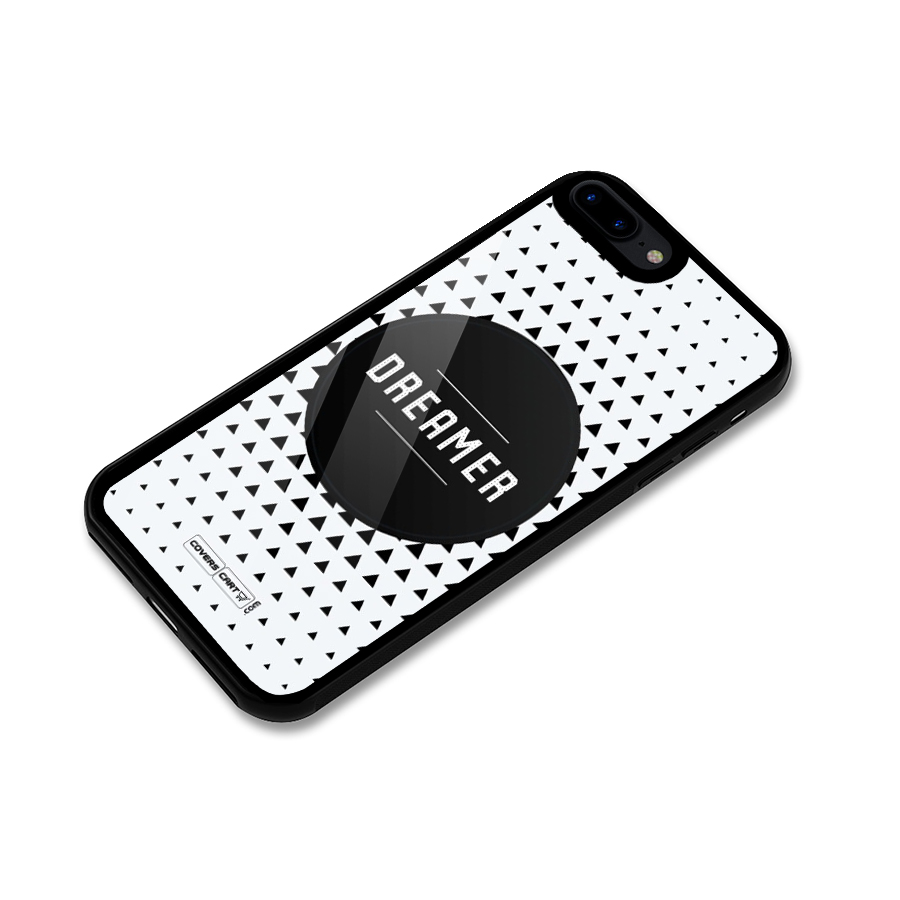 Dreamer Minimalist Glass Back Case for iPhone 7 Plus