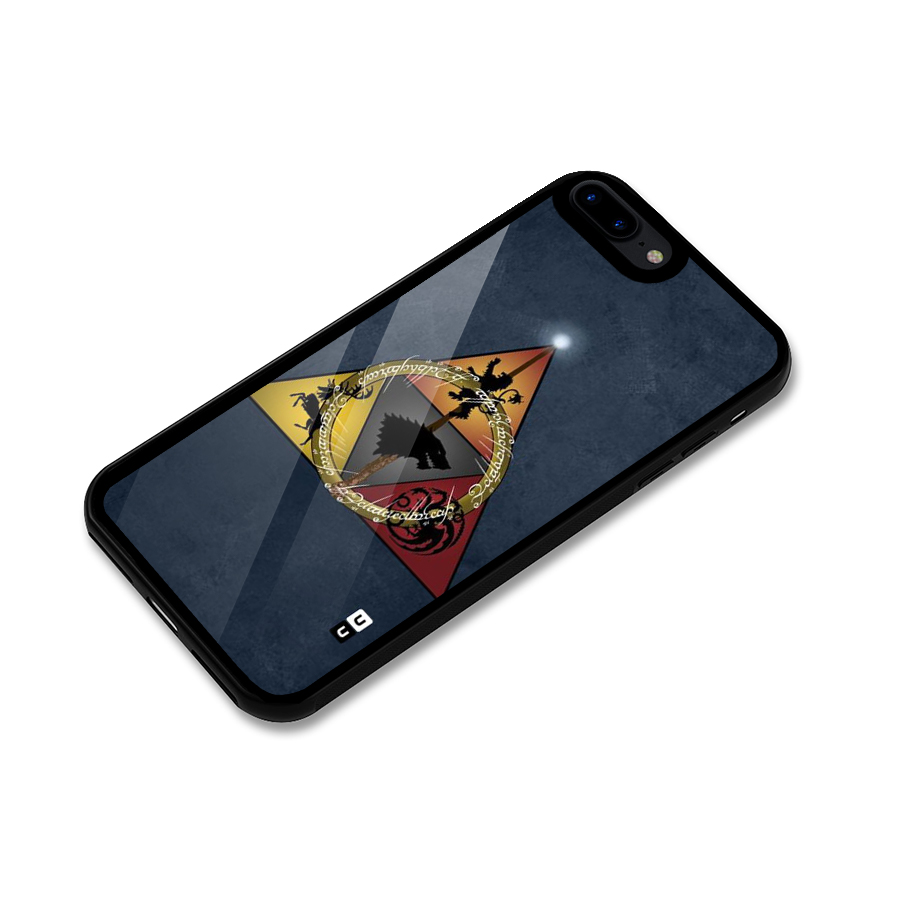 Fight For Crown Glass Back Case for iPhone 7 Plus