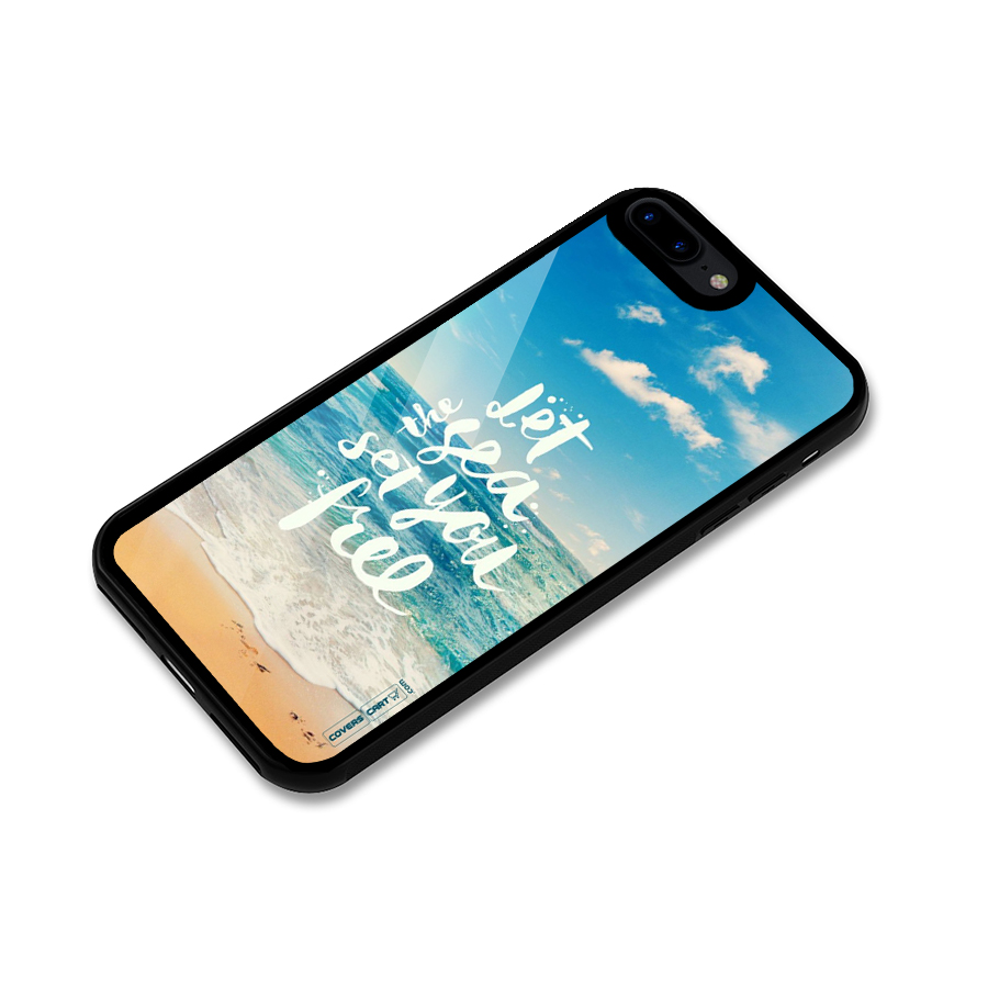 Free Sea Glass Back Case for iPhone 7 Plus
