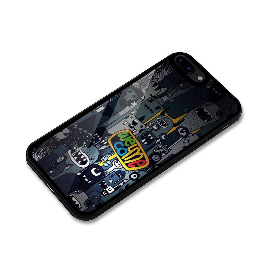 Ghost Welcome Glass Back Case for iPhone 7 Plus