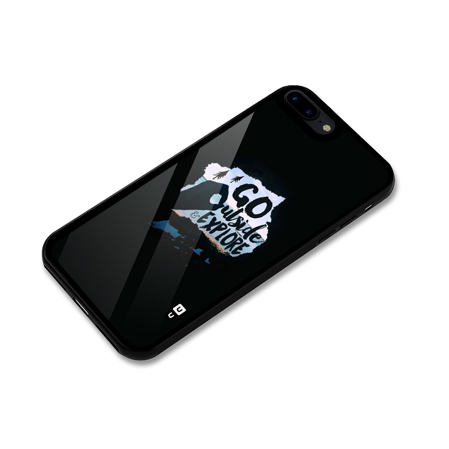 Go Outside Glass Back Case for iPhone 7 Plus