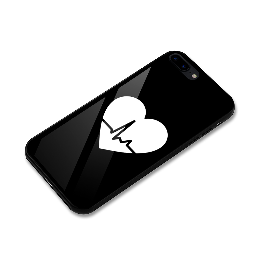 Heart Beat Glass Back Case for iPhone 7 Plus