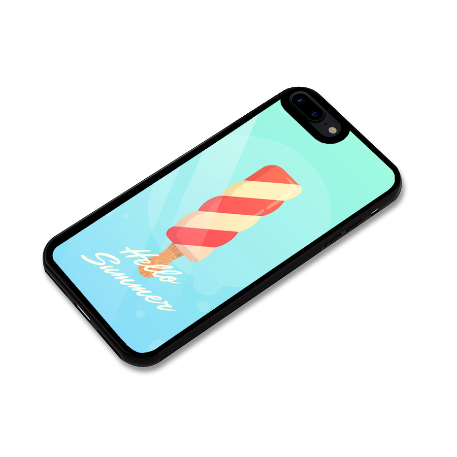 Hello Summer Glass Back Case for iPhone 7 Plus