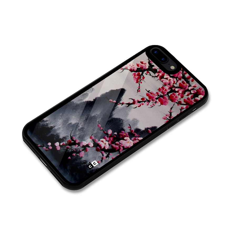 Hills And Blossoms Glass Back Case for iPhone 7 Plus