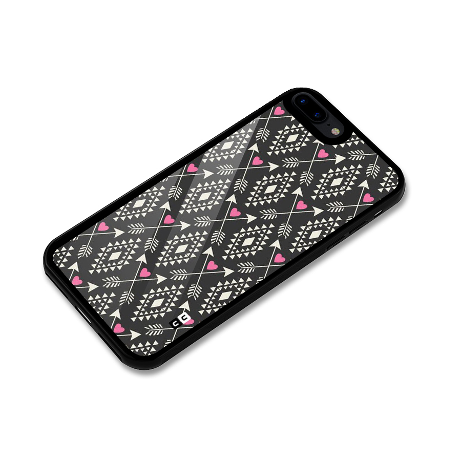 Hit Arrow Love Glass Back Case for iPhone 7 Plus