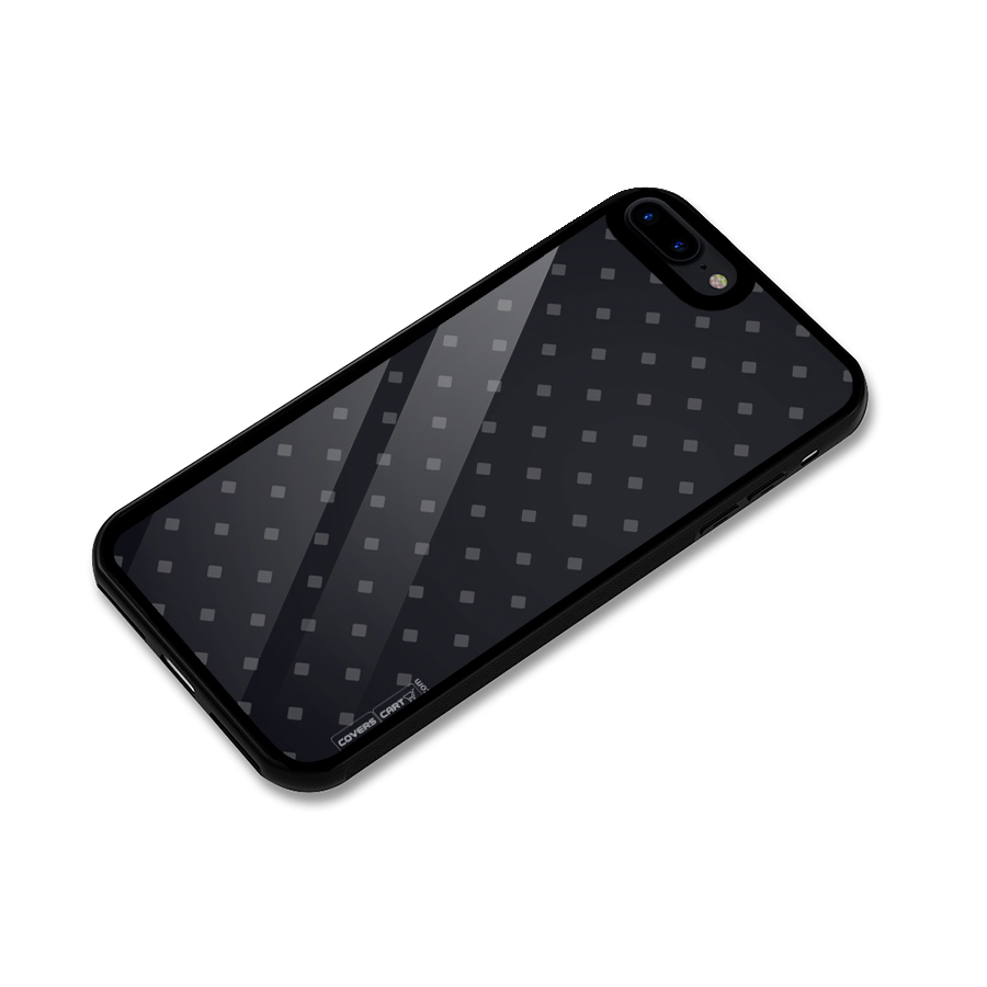 Lavish Diamond Pattern Glass Back Case for iPhone 7 Plus