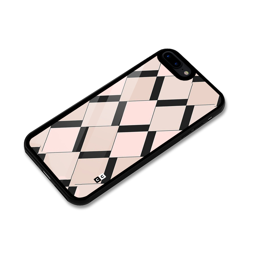 Light Pink Glass Back Case for iPhone 7 Plus