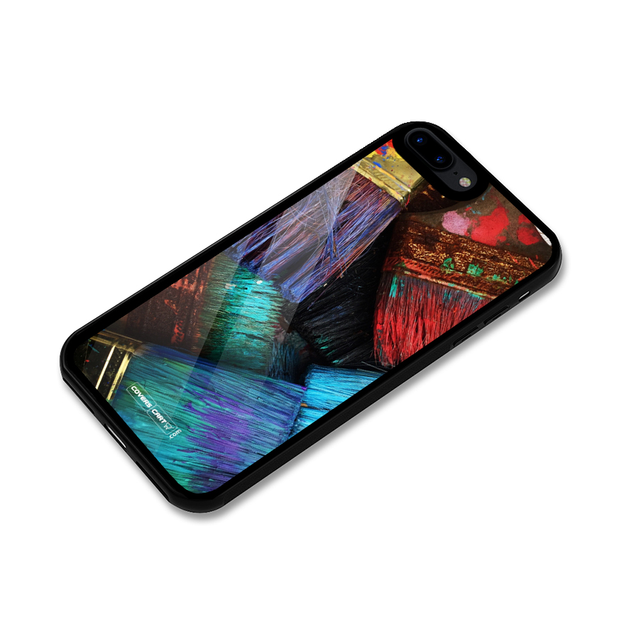 Magic Brushes Glass Back Case for iPhone 7 Plus