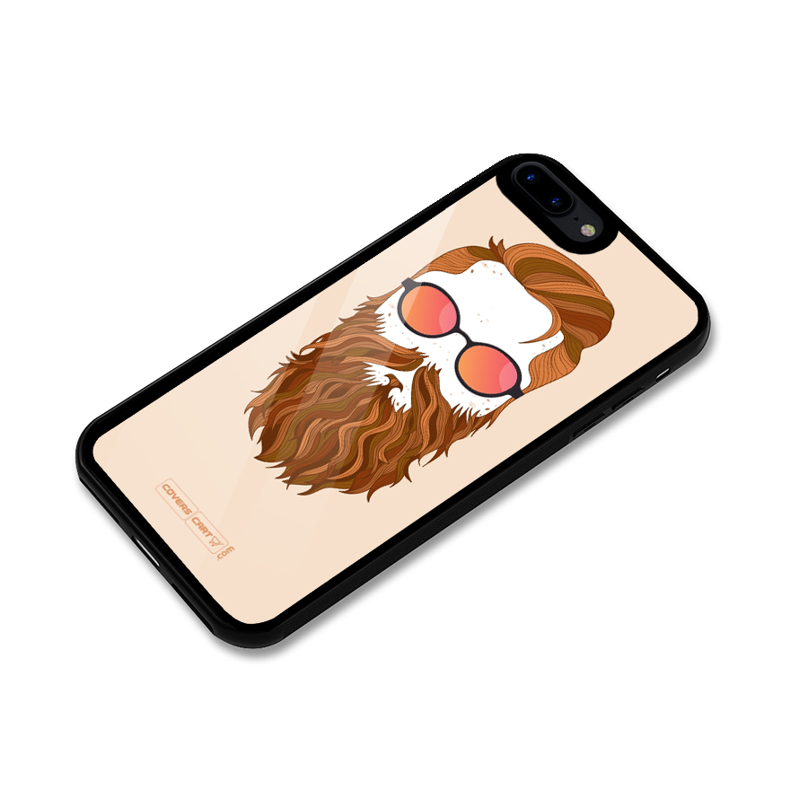 Man in Beard Glass Back Case for iPhone 7 Plus