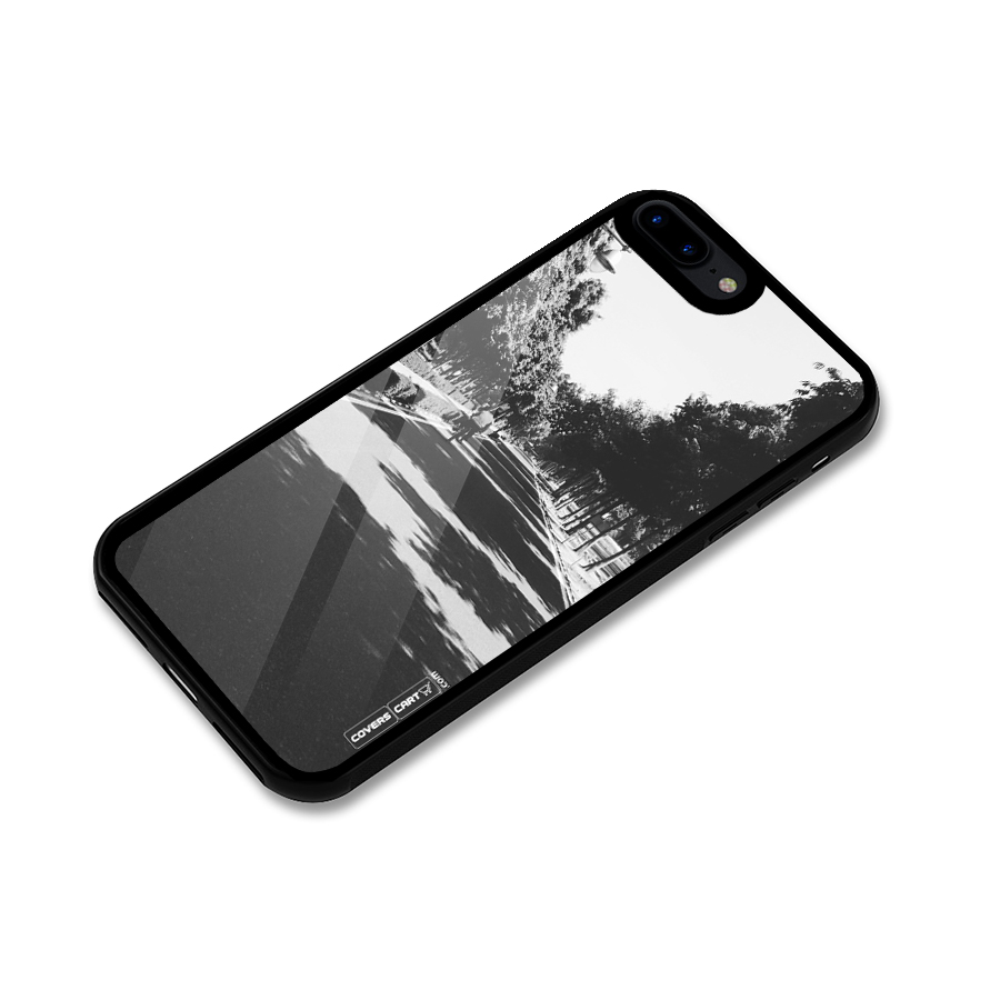 Monochrome Path Glass Back Case for iPhone 7 Plus