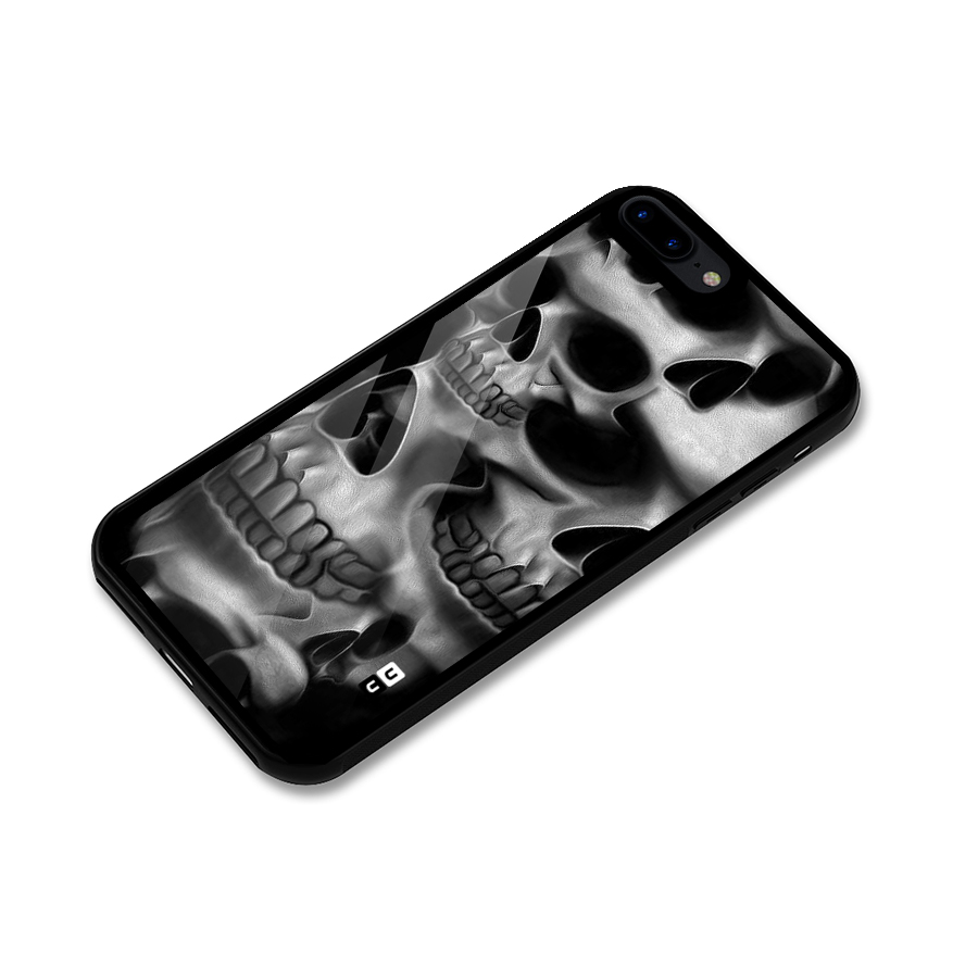 Multiple Skulls Glass Back Case for iPhone 7 Plus