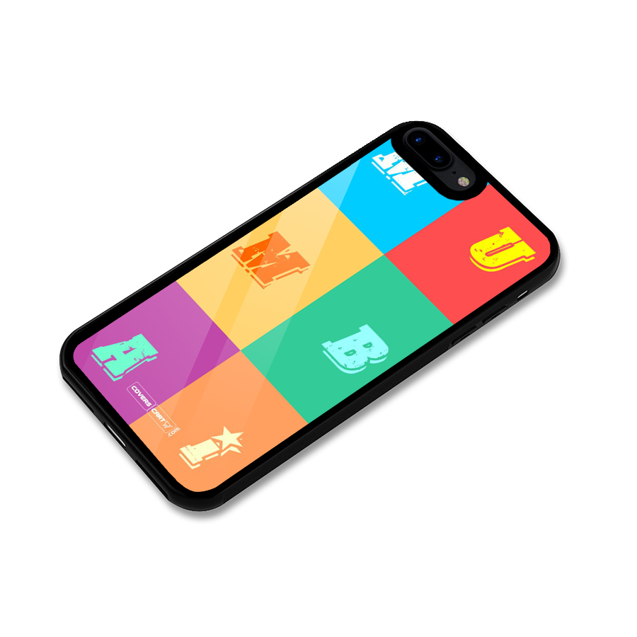 Mumbai Alphabets Glass Back Case for iPhone 7 Plus