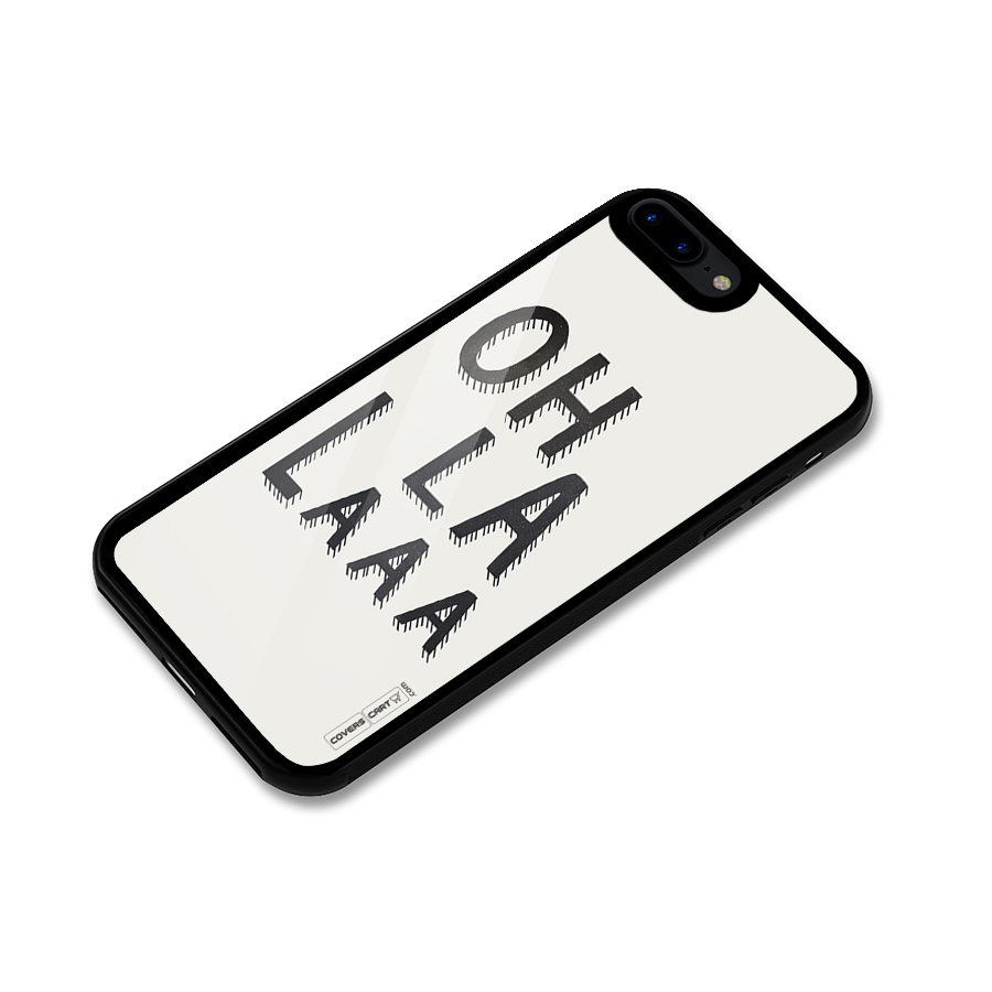 Oh La La Glass Back Case for iPhone 7 Plus