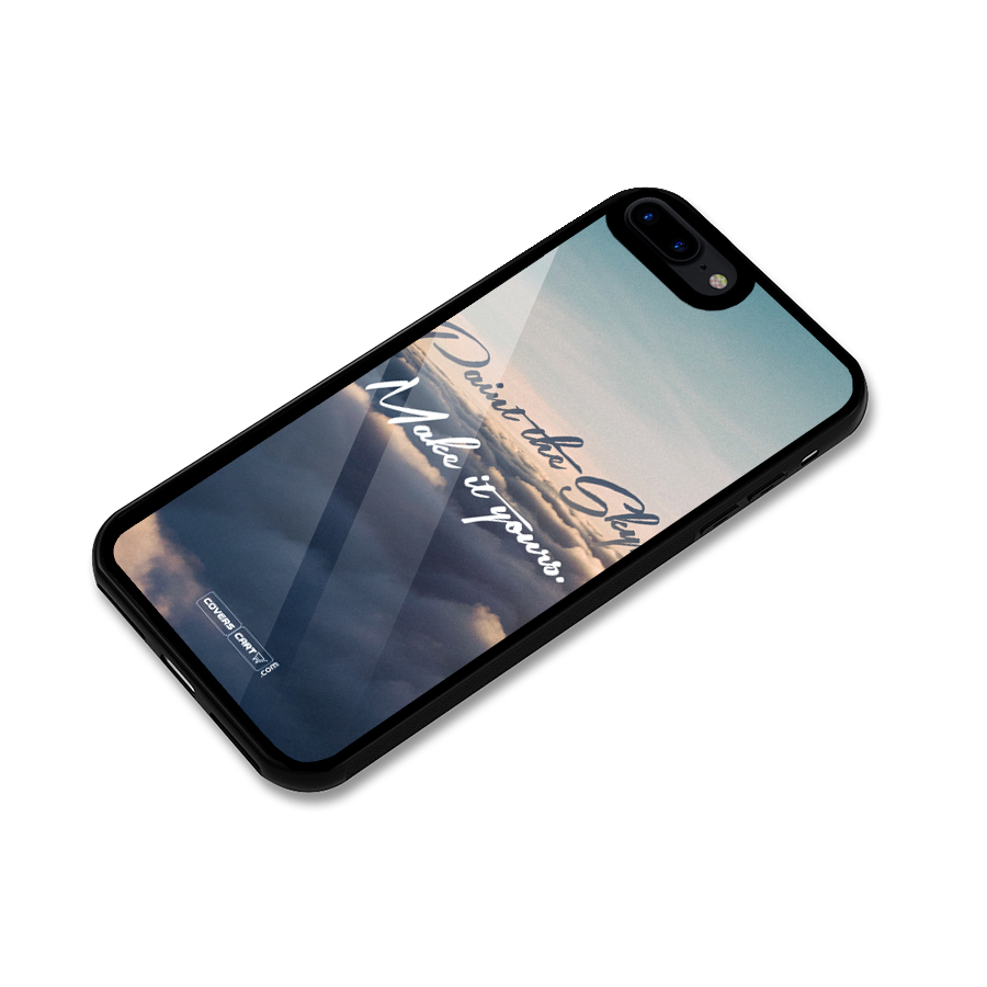 Paint the Sky Glass Back Case for iPhone 7 Plus