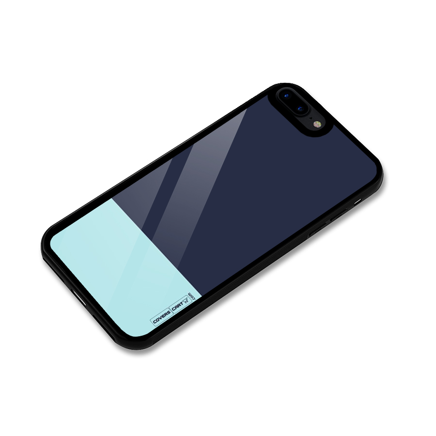 Pastel Blues Glass Back Case for iPhone 7 Plus