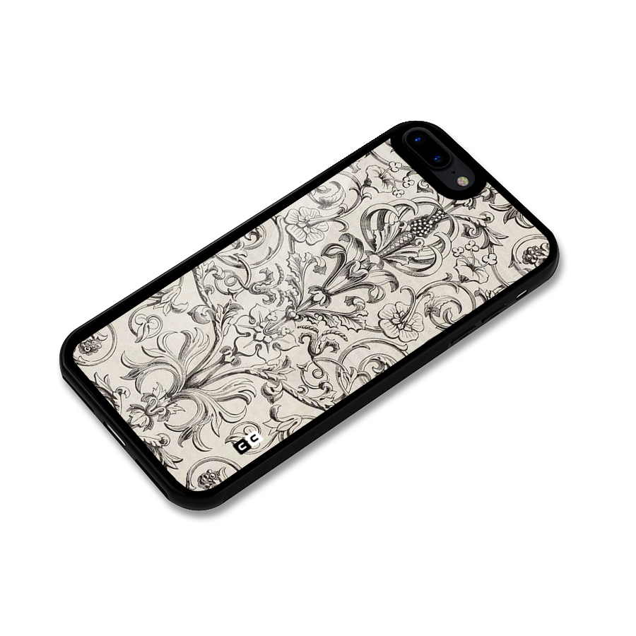 Pleasing Artsy Design Glass Back Case for iPhone 7 Plus