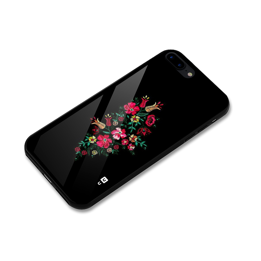 Pretty Allure Flower Glass Back Case for iPhone 7 Plus