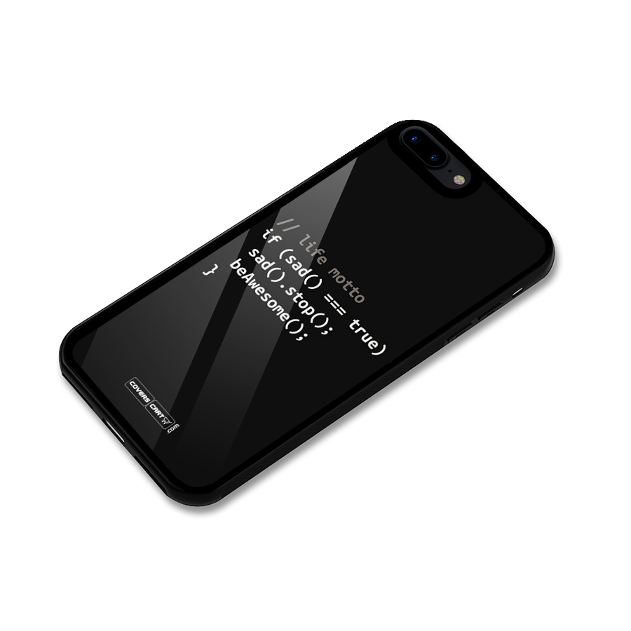 Programmers Life Glass Back Case for iPhone 7 Plus