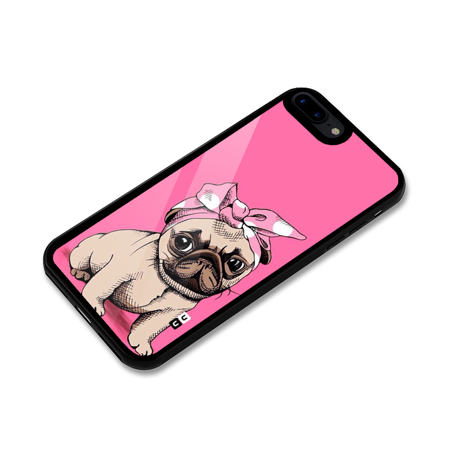 Ribbon Doggo Glass Back Case for iPhone 7 Plus
