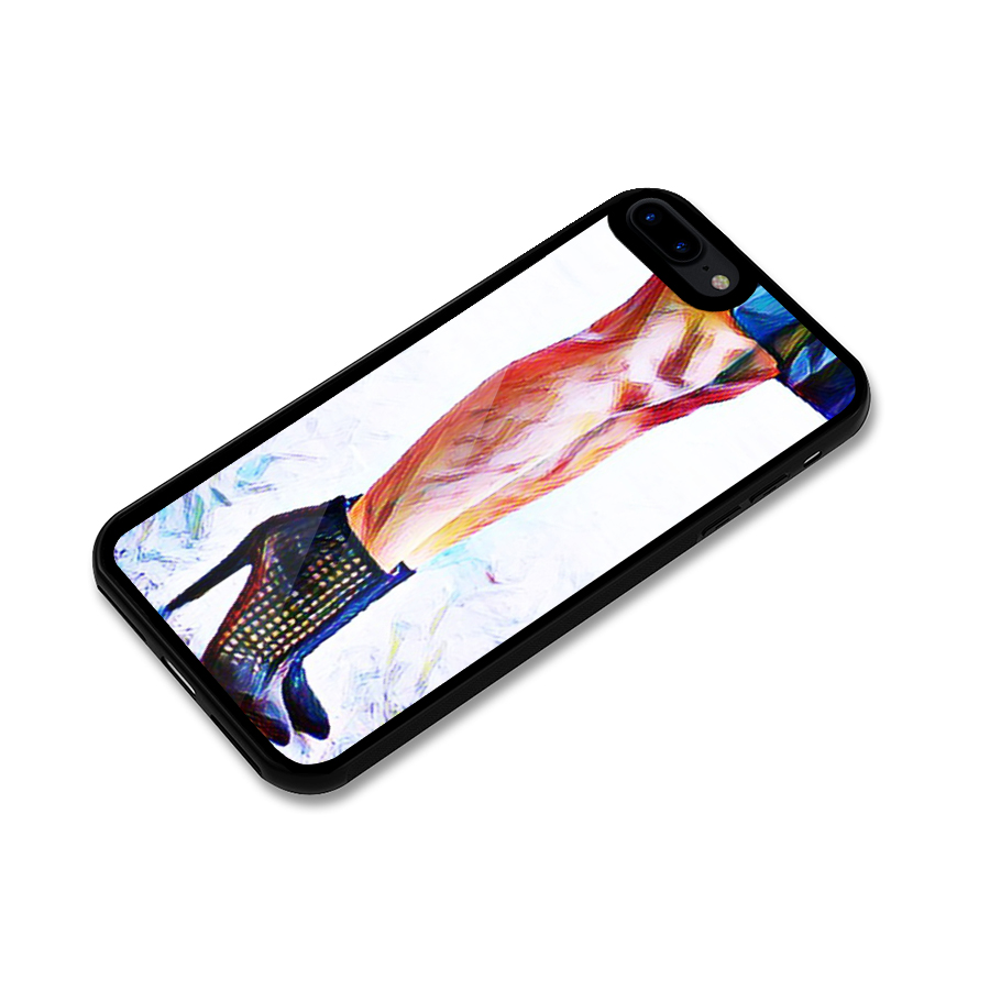 Sassy Heels Glass Back Case for iPhone 7 Plus
