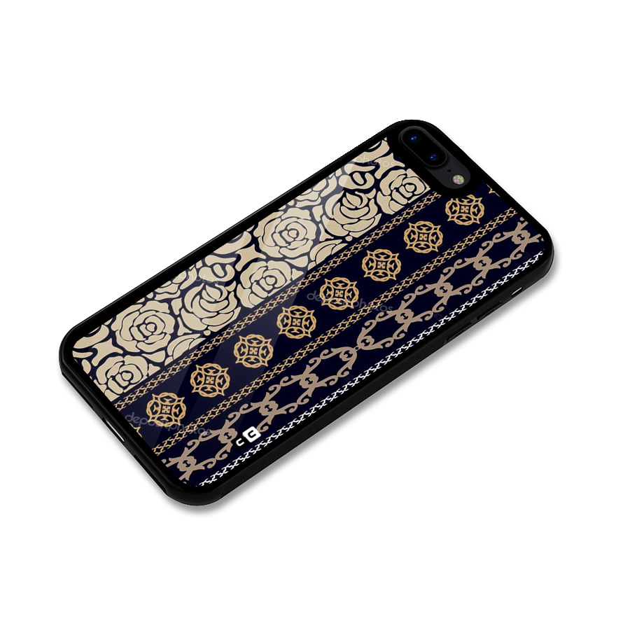 Seamless Pattern Glass Back Case for iPhone 7 Plus