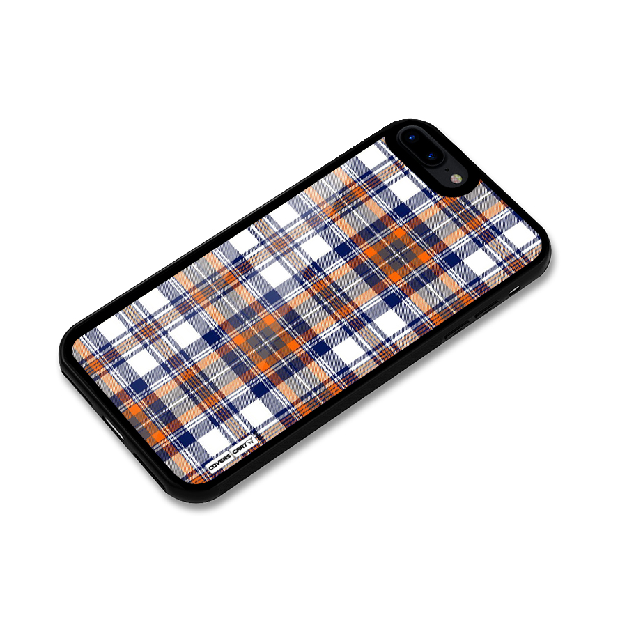 Shades Of Check Glass Back Case for iPhone 7 Plus