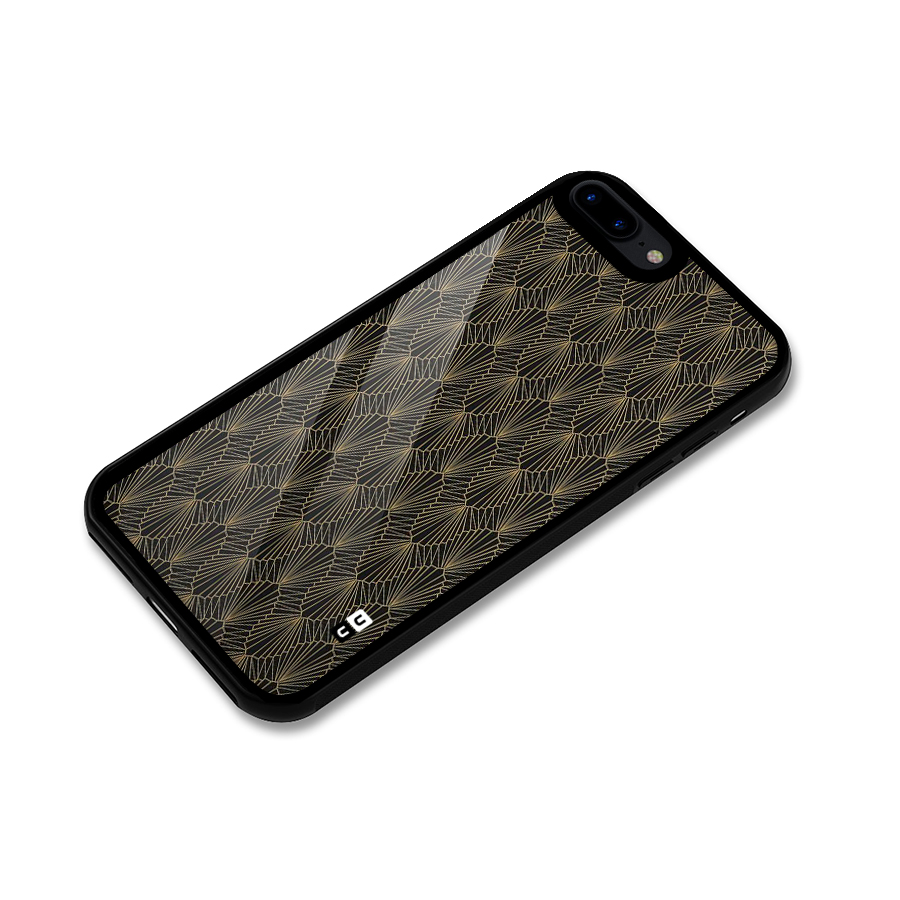 Small Hills Lines Glass Back Case for iPhone 7 Plus