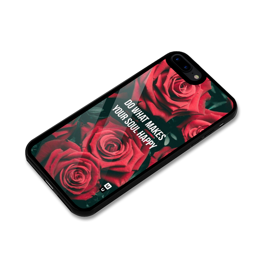 Soul Happy Glass Back Case for iPhone 7 Plus