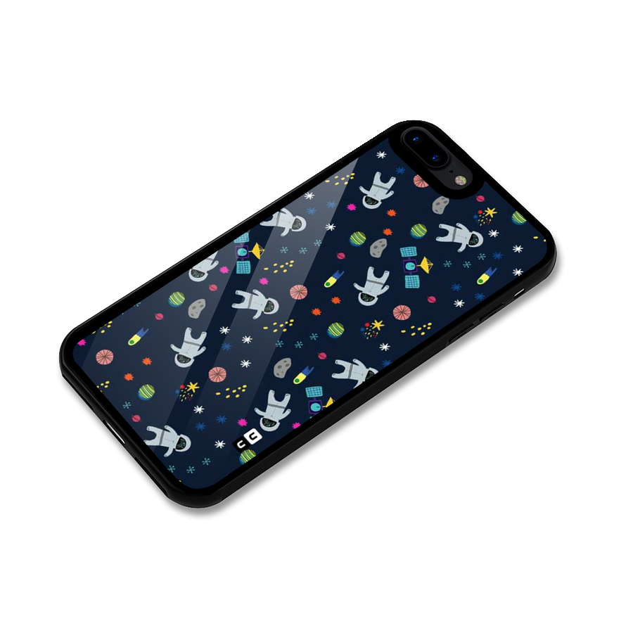 Spaceman Dance Glass Back Case for iPhone 7 Plus