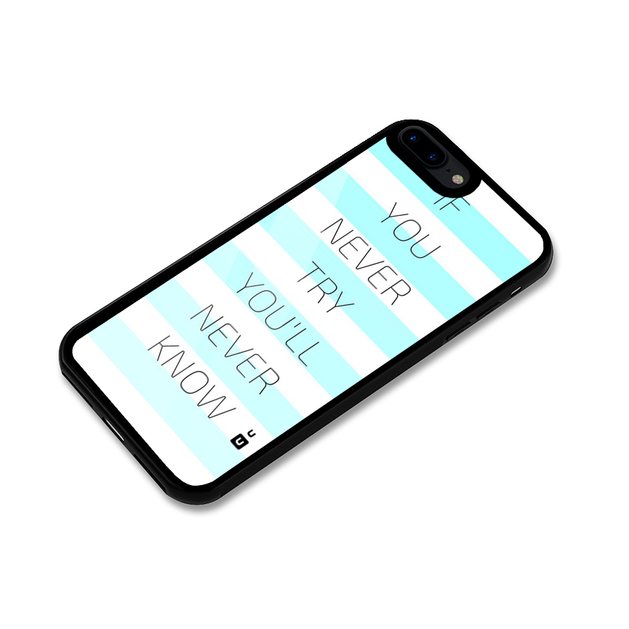 Try Know Glass Back Case for iPhone 7 Plus